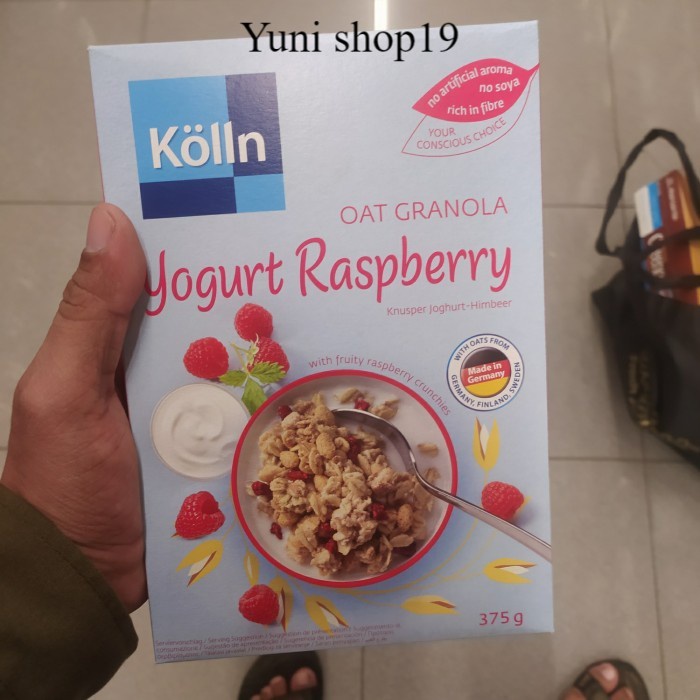 

kolln muesli yogurt rasbery 375g