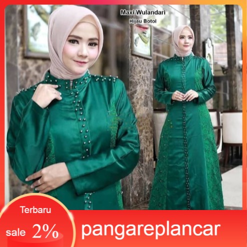 Gamis Lebaran 2020 Remaja Model Gamis Terbaru Maxi Combi Rample Zakia - ALEA SYARI + KHIMAR