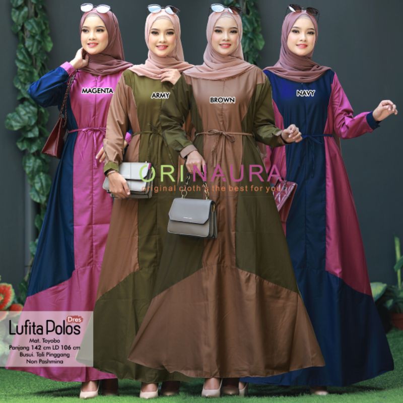 MAXY TOYOBO - DRESS KATUN - LUFITA MAXY ORINAURA - HAMIDA DRES BY NAURA