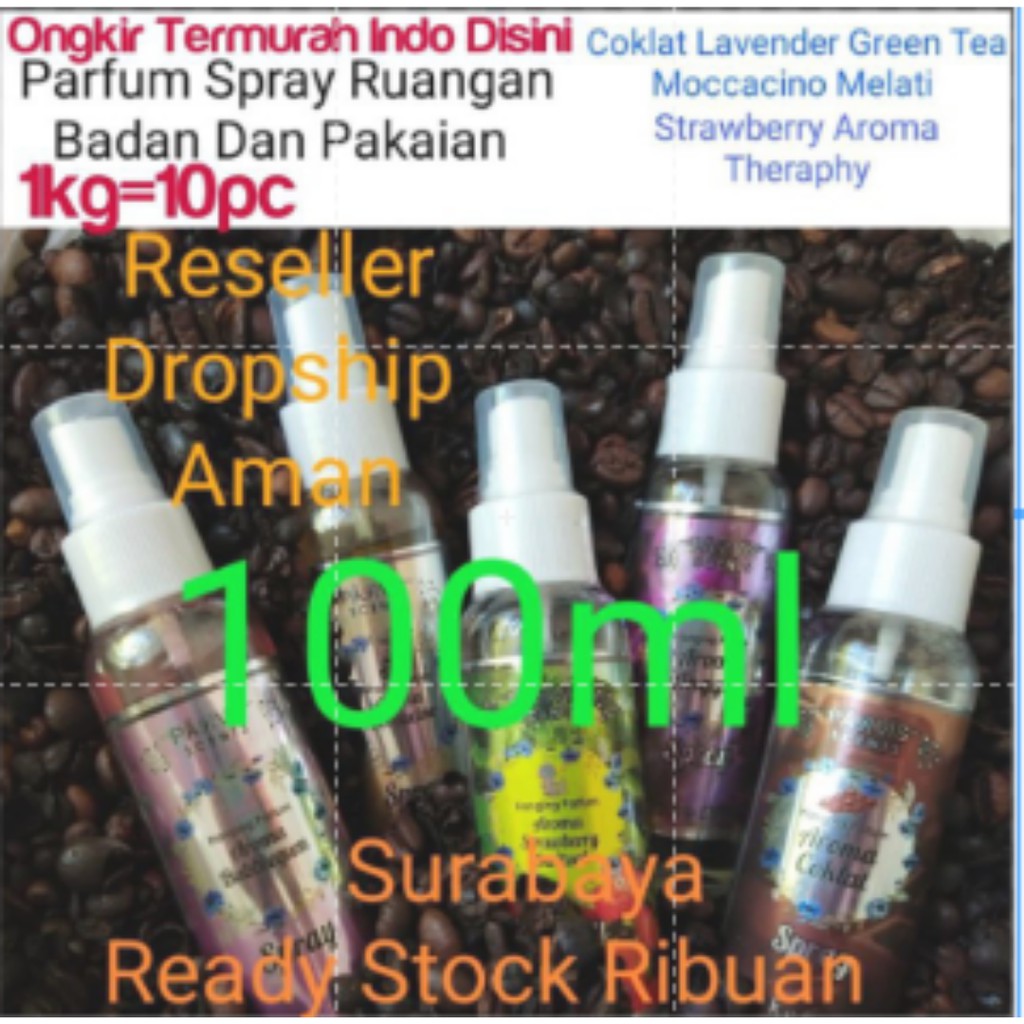 (JILID 2) PARFUM SPRAY 100ML BADAN DAN Pakaian Parvis Scents