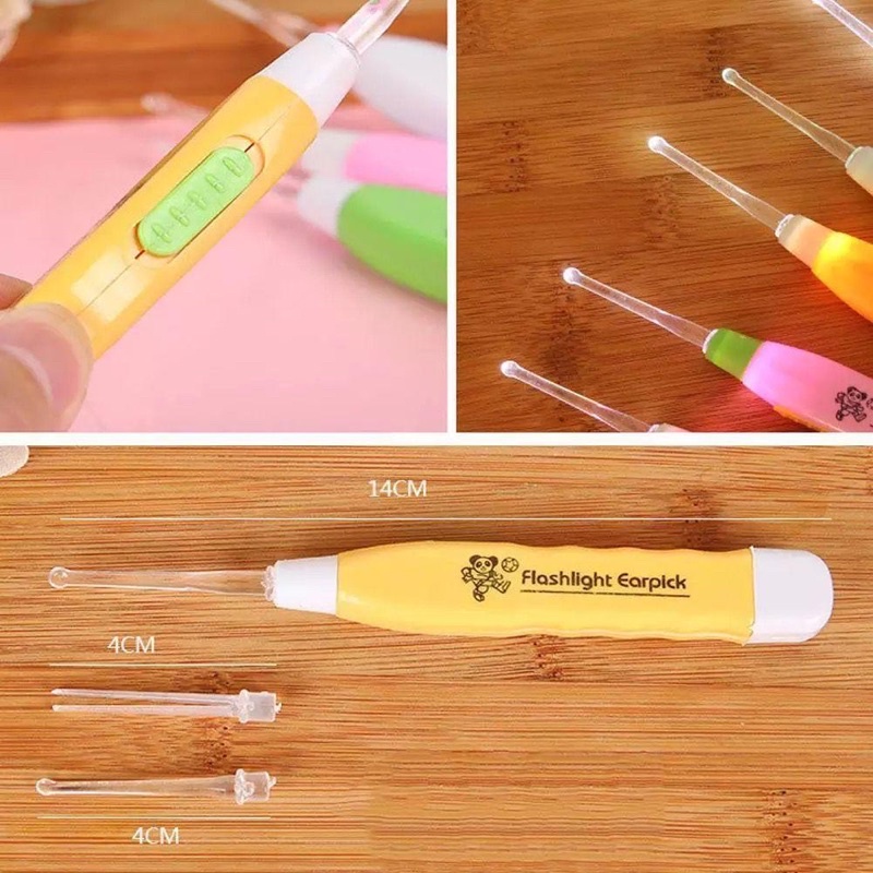 KOREK KUPING LED / PEMBERSIH TELINGA ANAK DEWASA / EARPICK FLASHLIGHT LED JRW0087