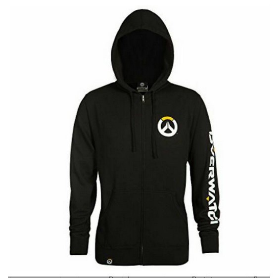 PROMO Jaket OverWatch BIG SIZE hoodie / Size S M L XL XXL/ Warna Hitam / Fleece Premium/Cowok KEREN