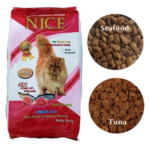 Makanan Kucing NICE Cat Food Repack 1 kg  Shopee Indonesia
