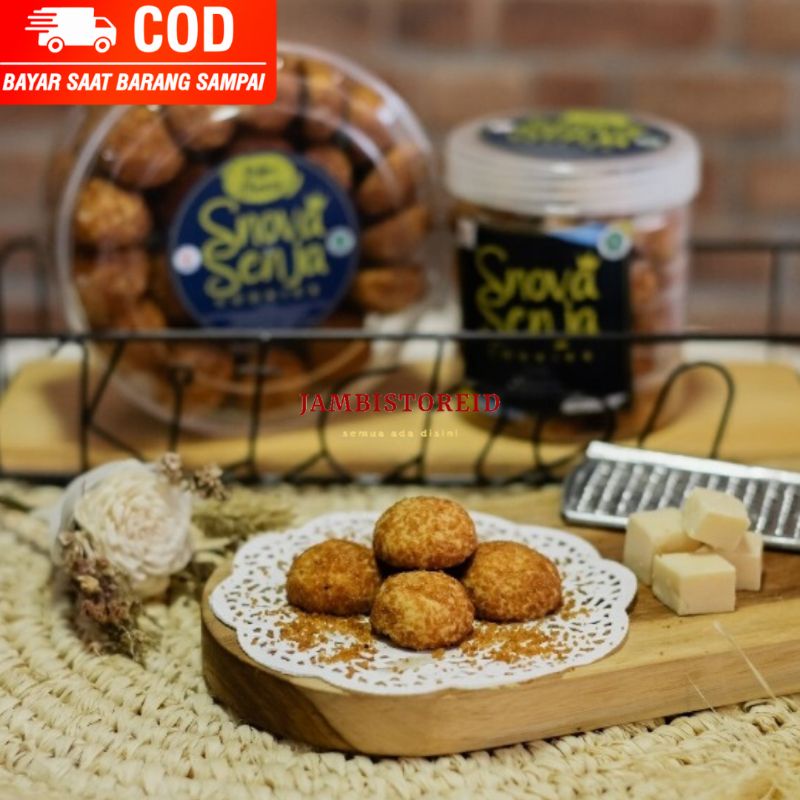 

(JAMBISTOREID) Kue Kering Premium Palm Cheese 500gram Oleh-Oleh Hampers Parcel Kue Lebaran Jambi