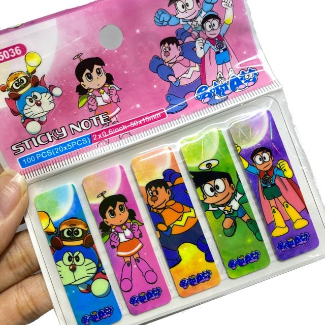 1 SET 100PCS STICKY NOTE BTS HOLOGRAM KPOP-SITCKYDORAEMON