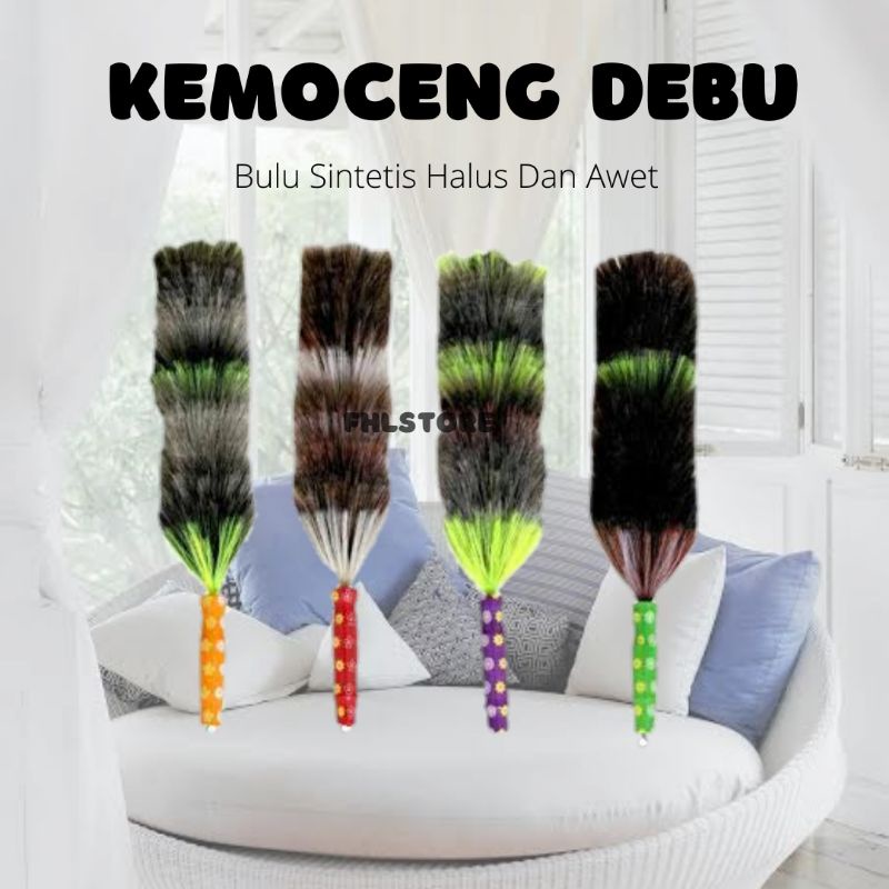 Kemoceng Debu Bulu Kemucing Sulak Alat Pembersih Debu Bukan Microfiber