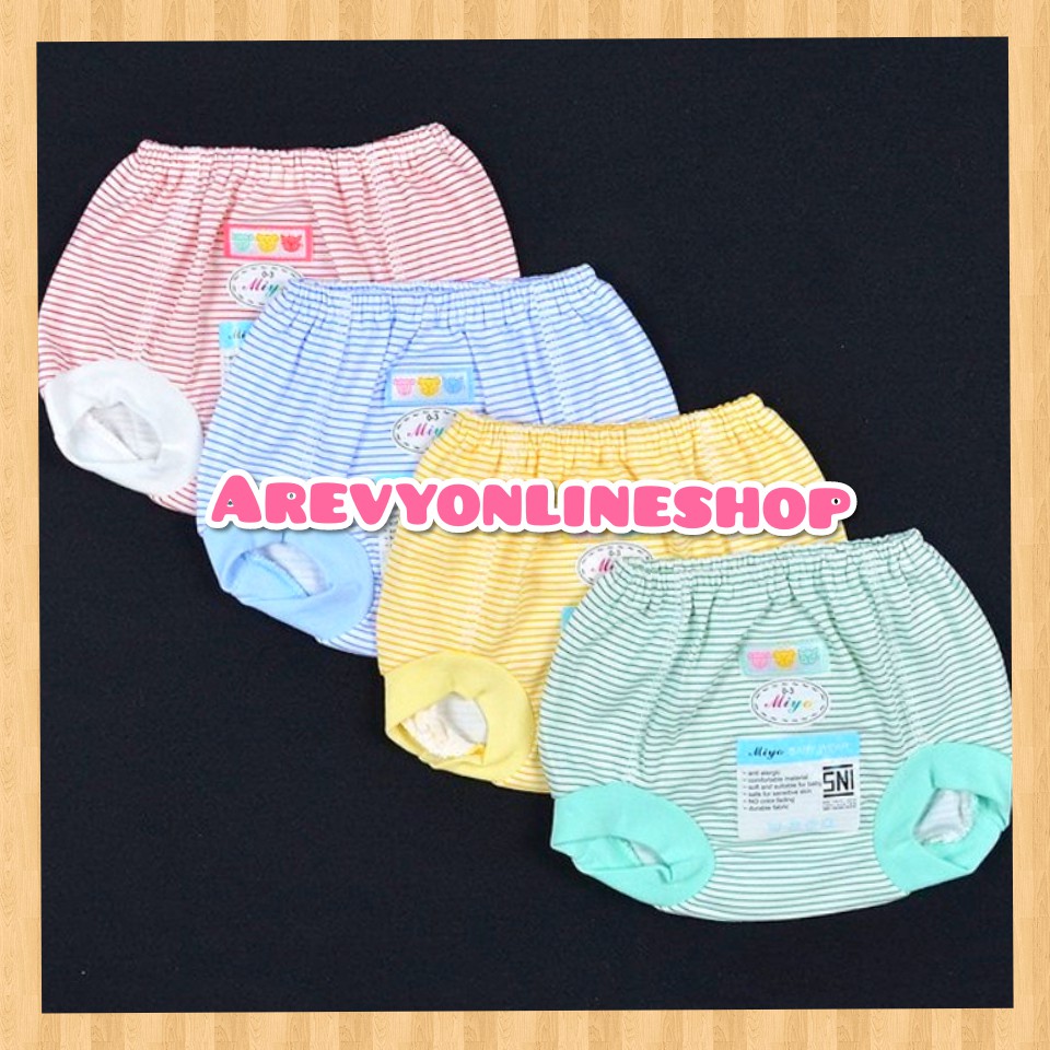 Celana Pop Bayi Kacamata Miyo Salur 0-6 Bulan / Perlengkapan Baru lahir/ Celana Kacamata Newborn