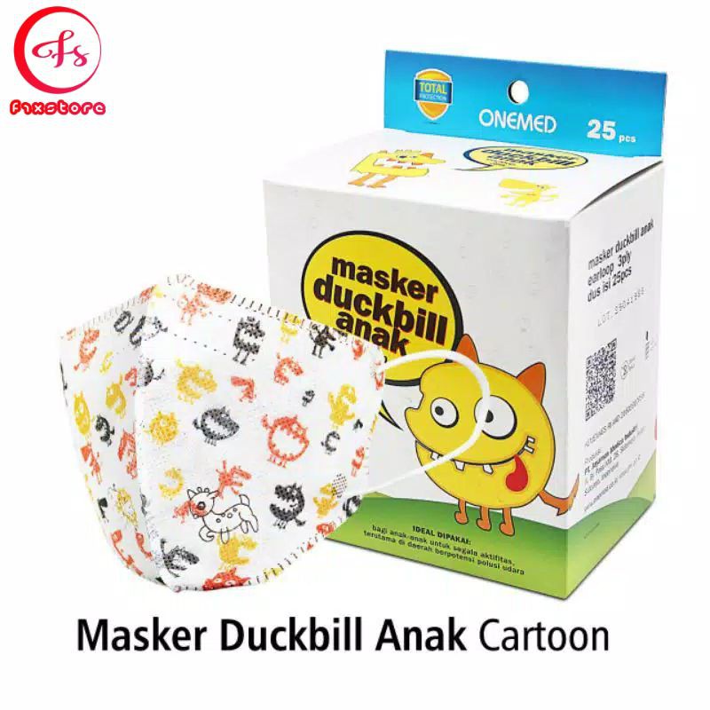 Masker Duckbill Anak One Med 1 box isi 25 pcs