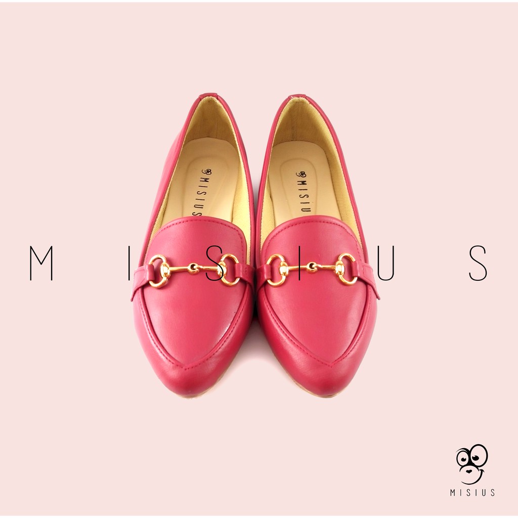 Misius Cerena Flatshoes - Maroon