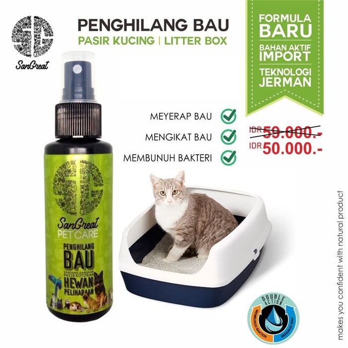 Alat pengusir kucing bbcat gel 70 gr &amp; penghilang bau pasir kucing