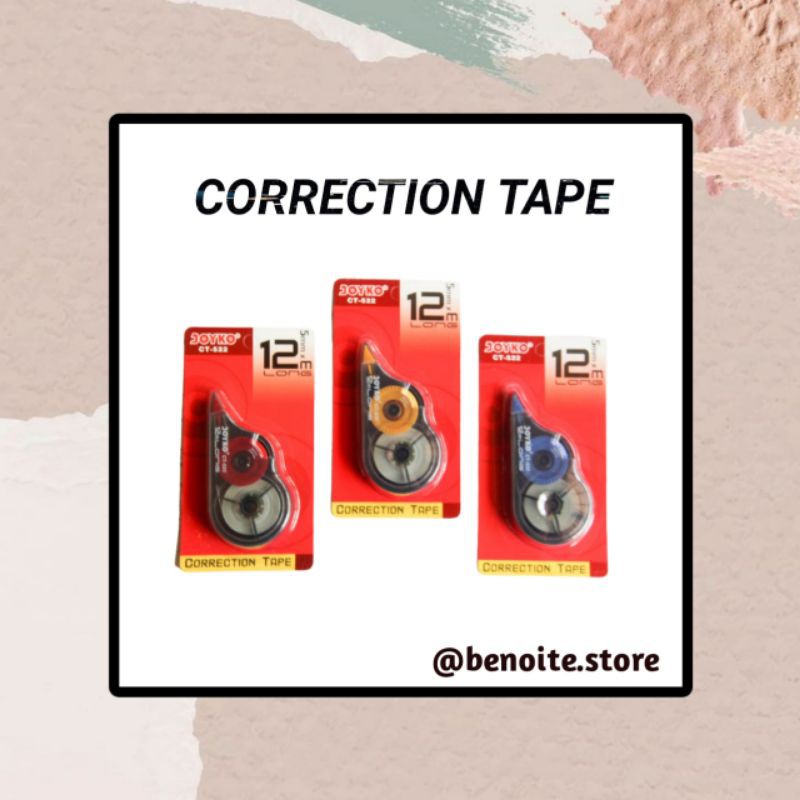 

correction tape joyko ct 522