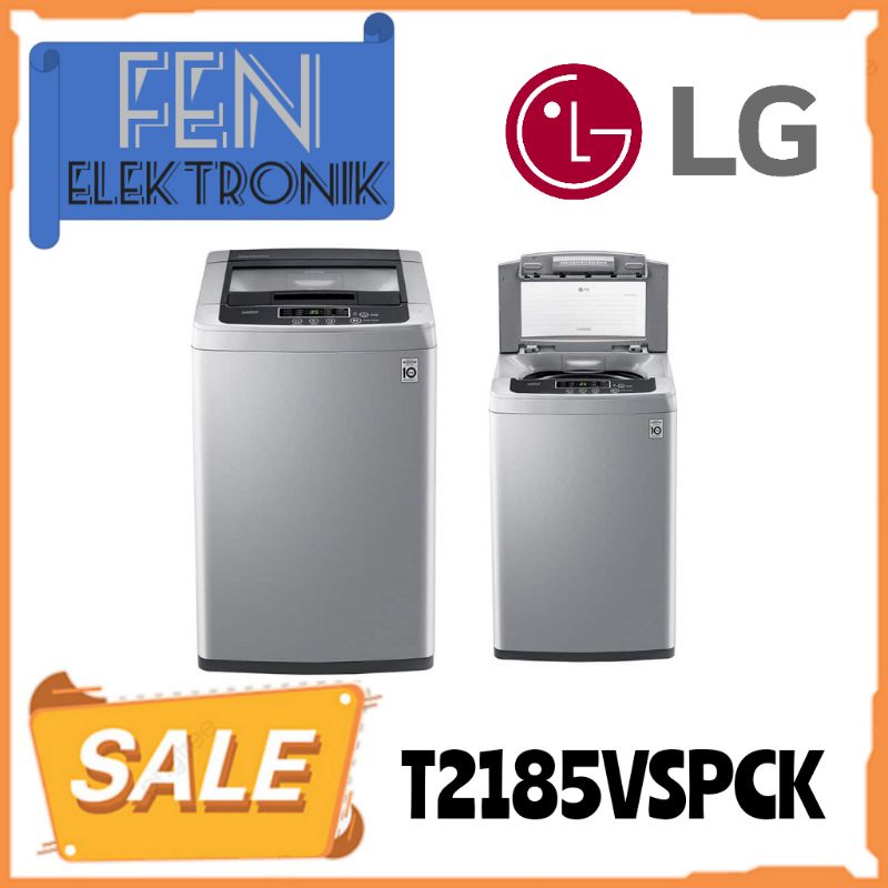 LG Mesin cuci Top Loading T2185VSPCK mesin cuci LG 8.5 kg T2185 mesin cuci LG