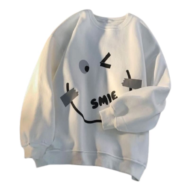 SMIE CREWNECK SWEATER WANITA - SWEATER OBLONG WANITA CASUAL