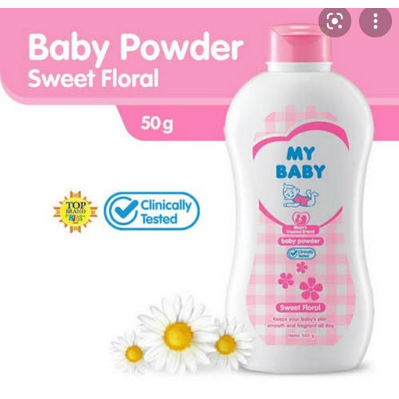 My baby powder 50gr bedak bayi pink