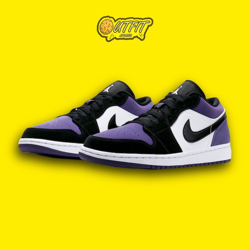 air jordan court purple low