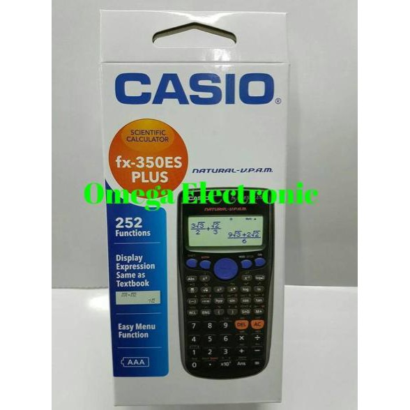 

Promo Casio FX-350ES PLUS Scientific Calculator Kalkulator Sekolah Kuliah Terlaris