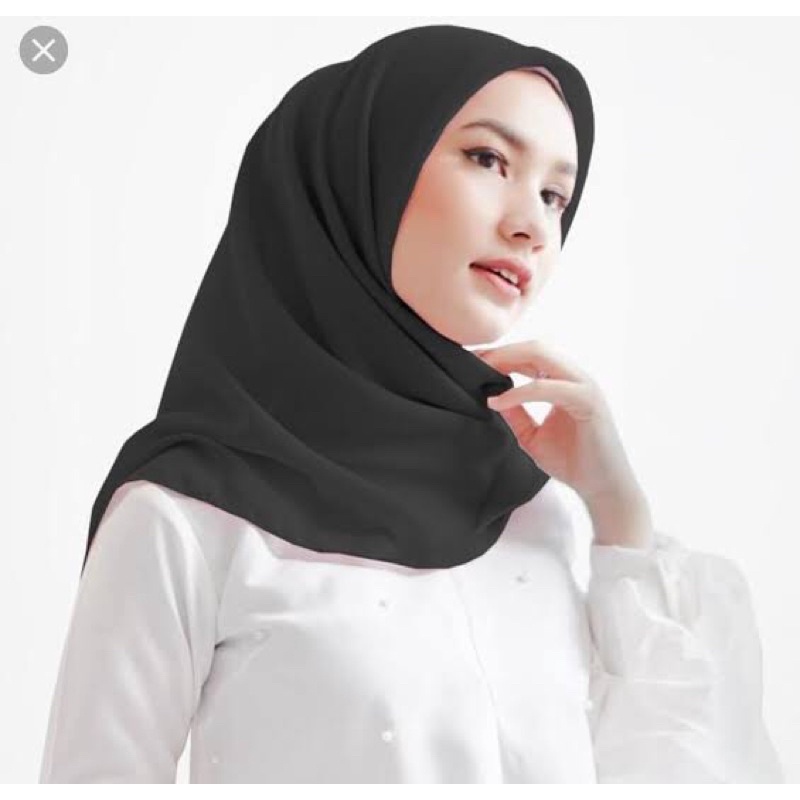 Hijab Paris Voal Azara Premium (KHUSUS HITAM)