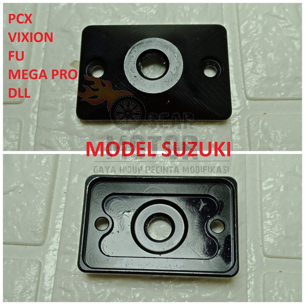 Tutup Minyak Rem Model Stempel Full cnc Cover oil YAMAHA Mio Nmax 155 Fino Aerox Vega Xeon Jupiter motor