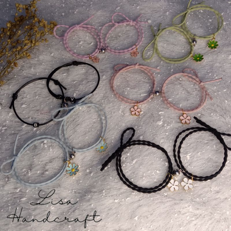 GELANG COUPLE MAGNET / GELANG VIRAL / GELANG TALI COUPLE