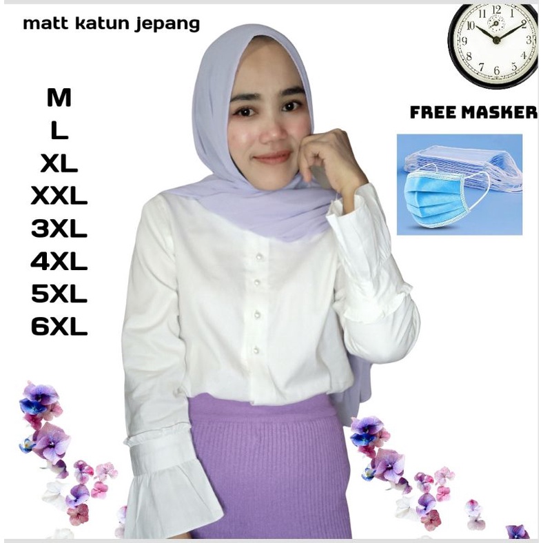 atasan wanita katun jepang M L XL XXL 3XL 4XL 5XL/ATASAN WANITA JUMBO/BAJU WANITA/BAJU UKURAN BESAR/