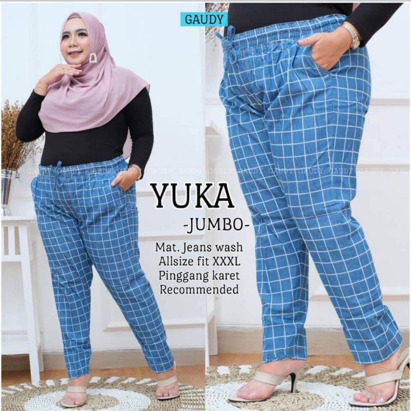 BAGGY KOTAK JUMBO SIZE XXXL BISA BB 80-95 KG