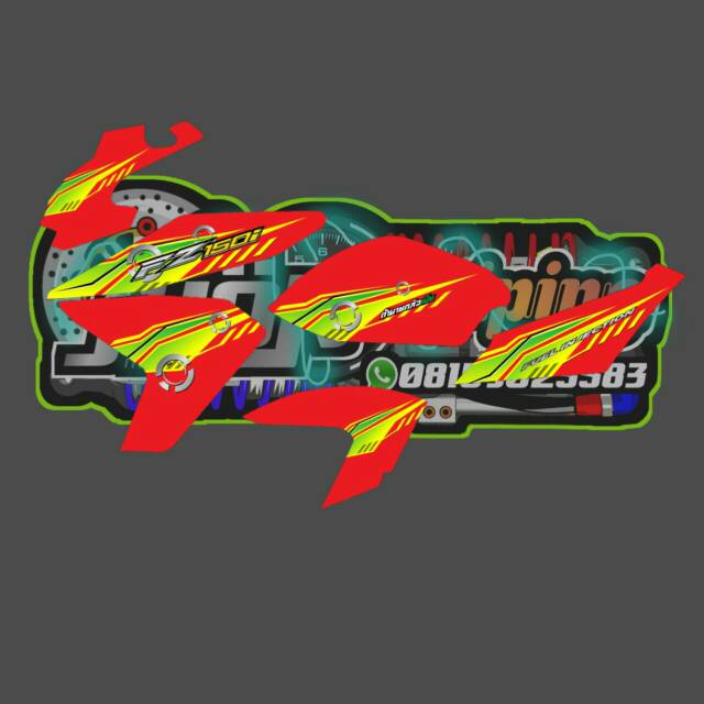 Striping Vixion NVL FZ150i digital radar