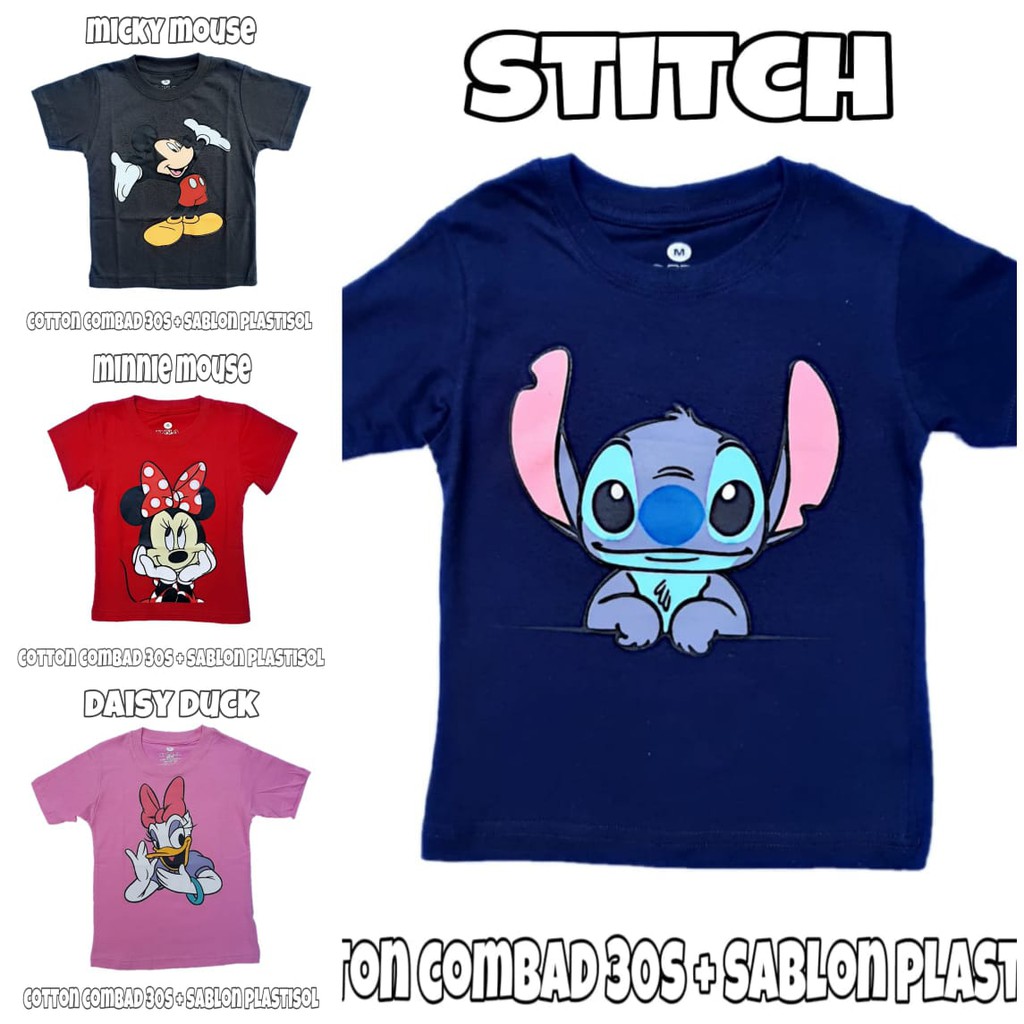 Disney Minnie Print Kaos Anak Perempuan main image 1