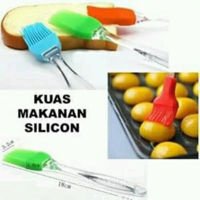 *COD*Kuas Silikkon Roti Cake Mentega / Food Brush - Silicone Cake