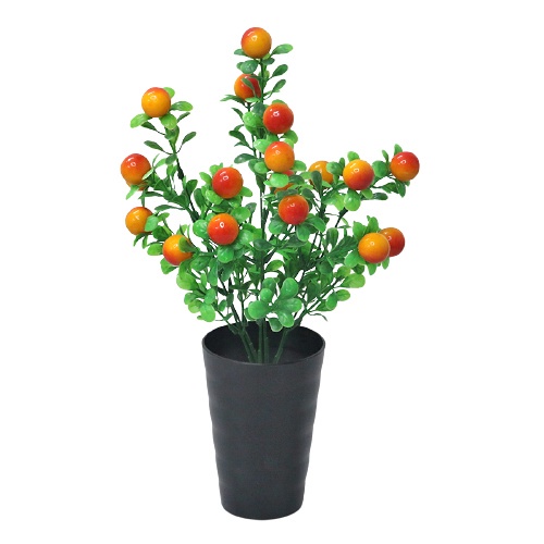 Swopply PT48 Pot Tanaman Hias Bunga Hias Plastik Ornamen Pot Bongsai Artificial Flower Decoration