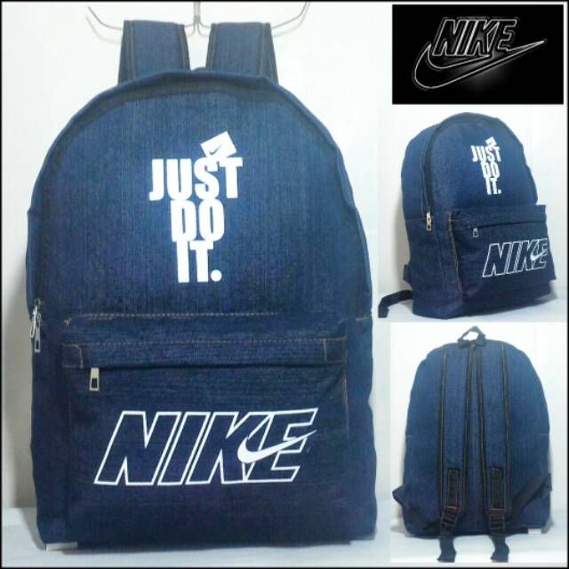 Tas Ransel Nike Levis Jeans/ Tas Sekolah SD-SMP-SMA/ Tas Kerja/ Tas Pria/ Tas Wanita/ Tas Distro