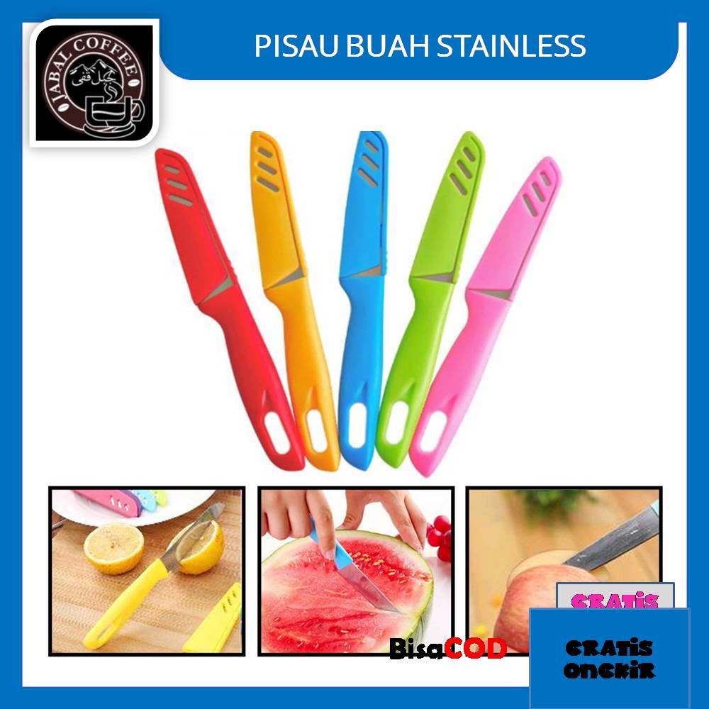 Pisau Buah Stainless Multifungsi / Pisau Sayur Kupas Buah / Pisau Dapur Kecil Stainless Steel 10