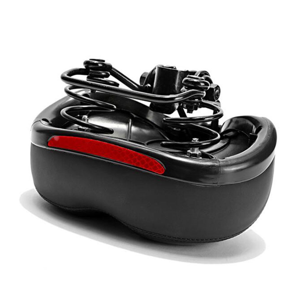 AU DE Sadel Sepeda Comfortable Spring Shock Absorption Skidproof - SX-2020 - Black