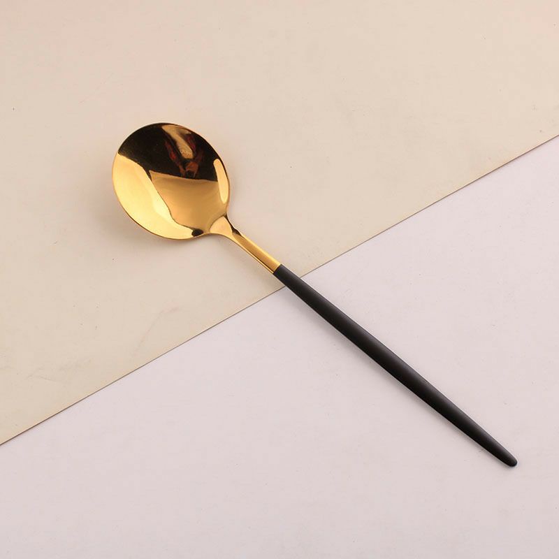 Sendok Makan Mewah Gold / Sendok Set / Sendok Korea Set / Sujeo Set