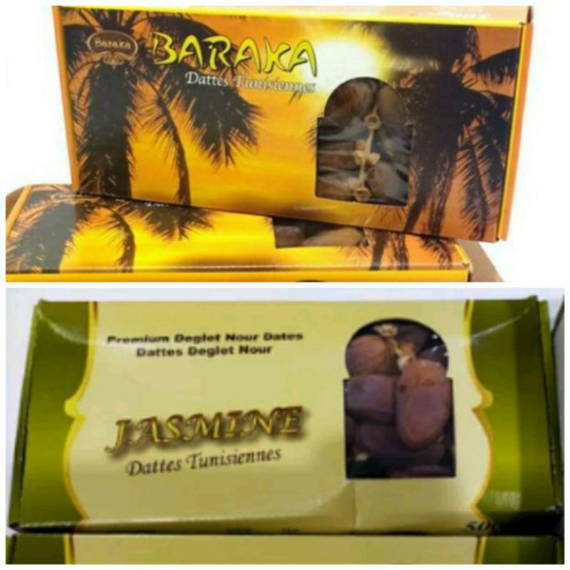 Kurma tunisia palm fruit&amp;baraka freszfruit 500gr (ori bpom)