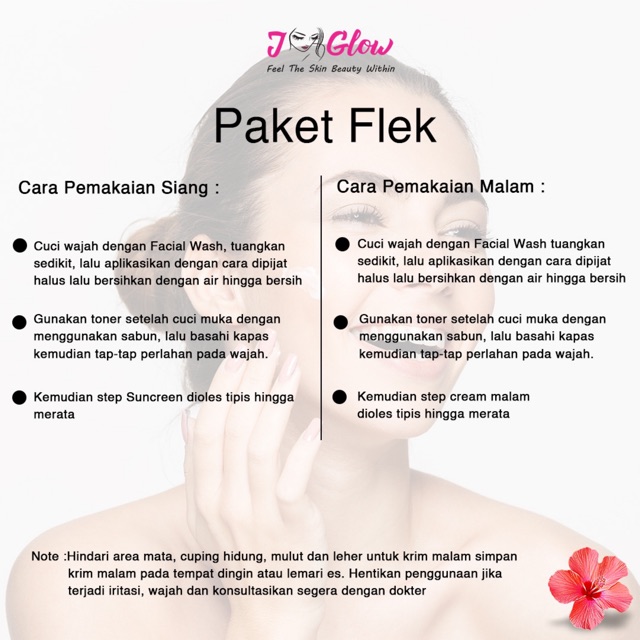 JGLOW SKINCARE PAKET FLEK WHITENING CREAM WAJAH UNTUK  FLEK-4