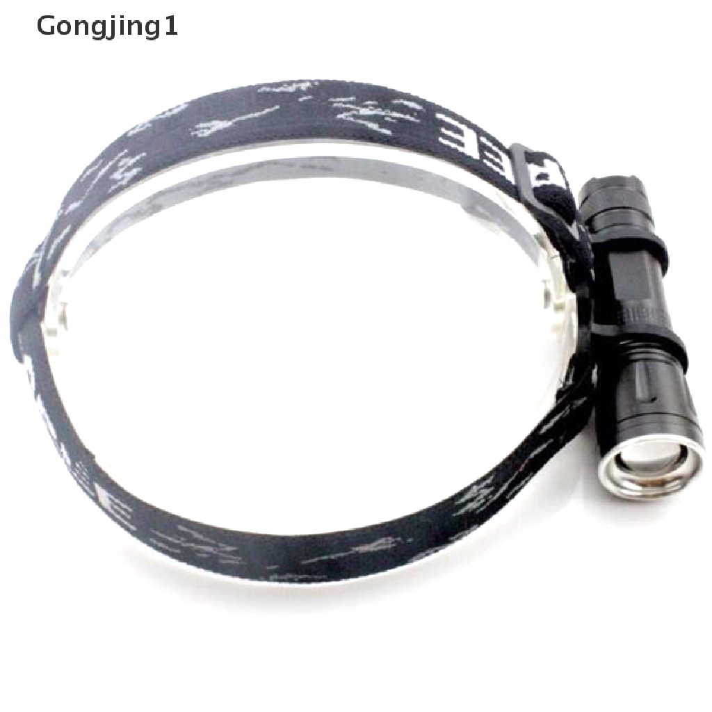 Gongjing1 Strap Kepala Holder Lampu Senter Untuk Sepeda