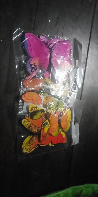 3d (singgle) Butterfly Wall Sticker Dingding Kupu² 3d Dengan Magnet