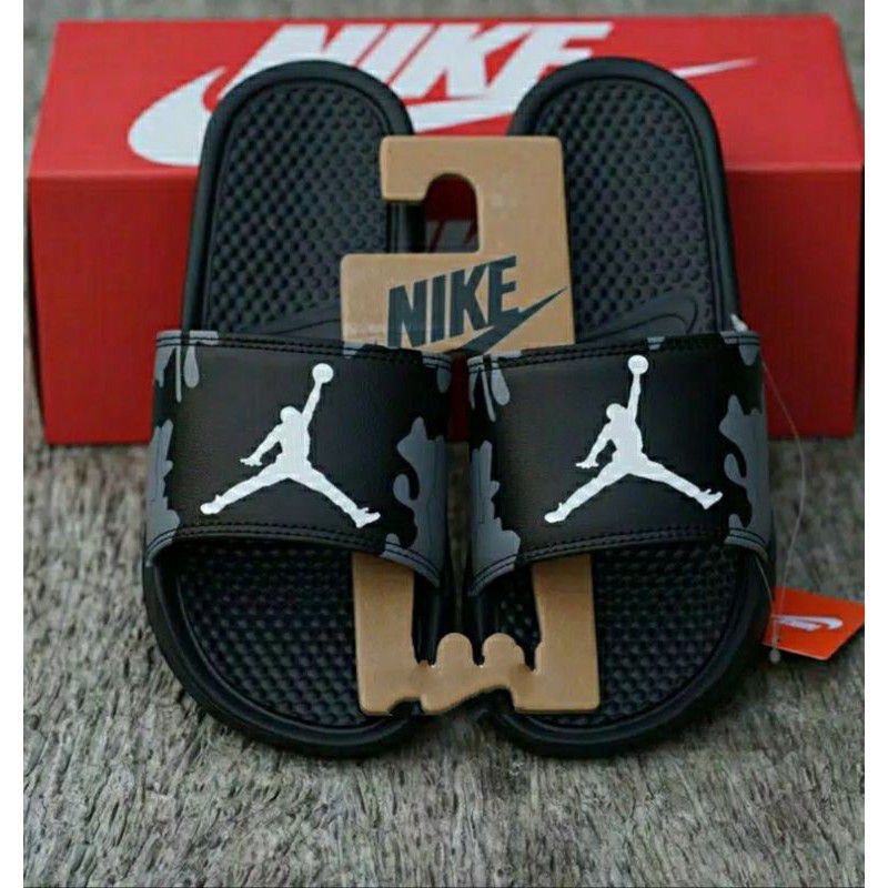 SANDAL Pria Nike Benassi Air Jordan Grade Ori
