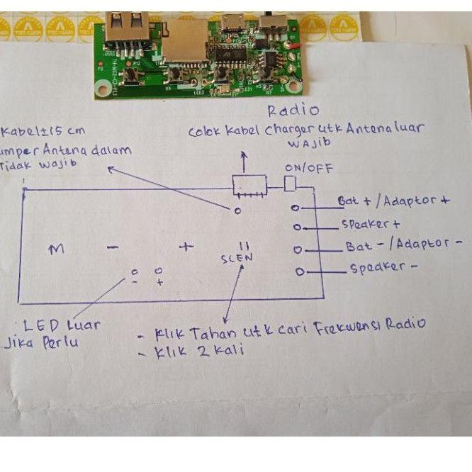 Paling Diminati.. Modul speaker bluetooth mp3+fm Radio