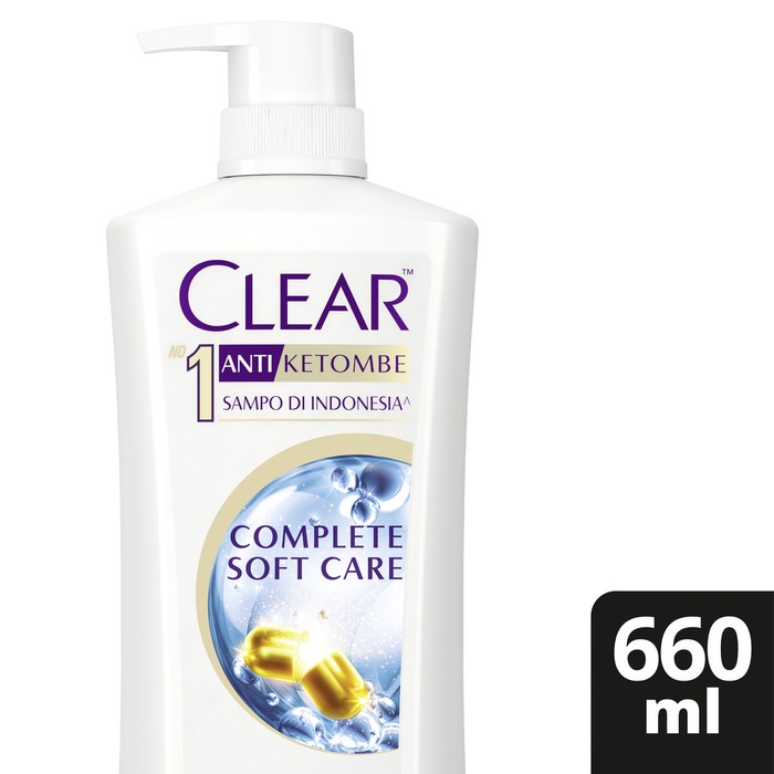 Clear Shampoo Complete Soft Care 660ml