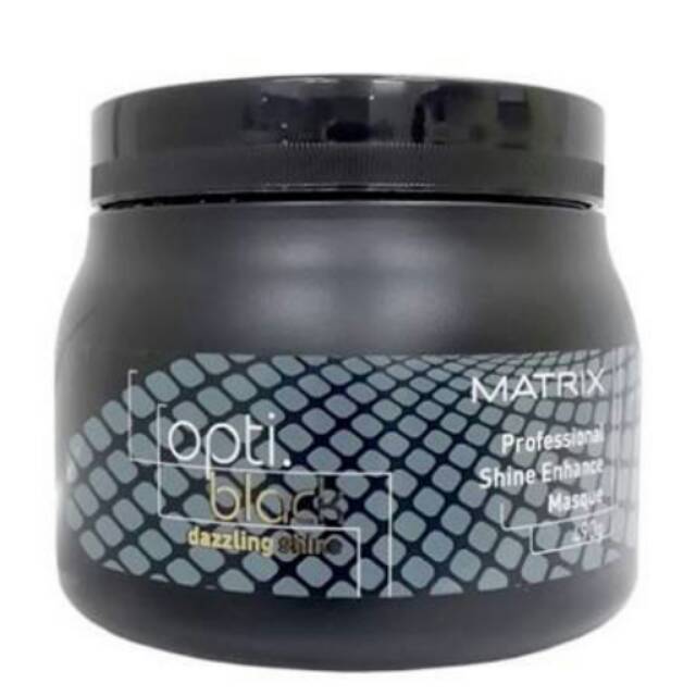 Masker Rambut Matrix Opti Black Dazzling Shine 490gr