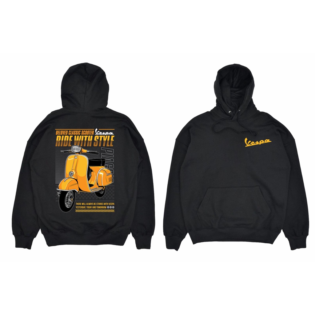 JAKET HOODIE VESPA PIAGGIO BIG SIZE JUMBO