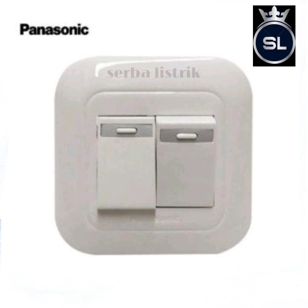 Ib saklar double panasonic/inbow saklar seri panasonic