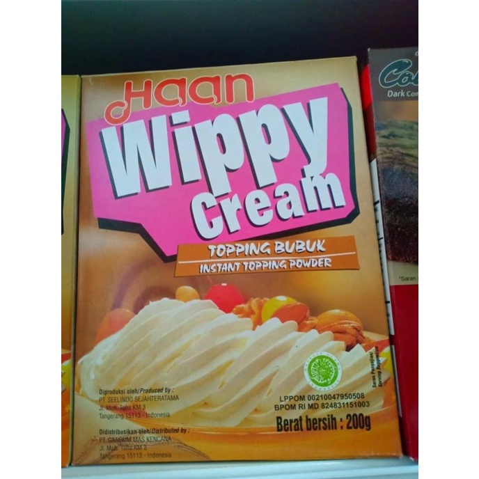 

(BISA COD) Haan Wippy Cream 400 gram - Whipped Cream Bubuk