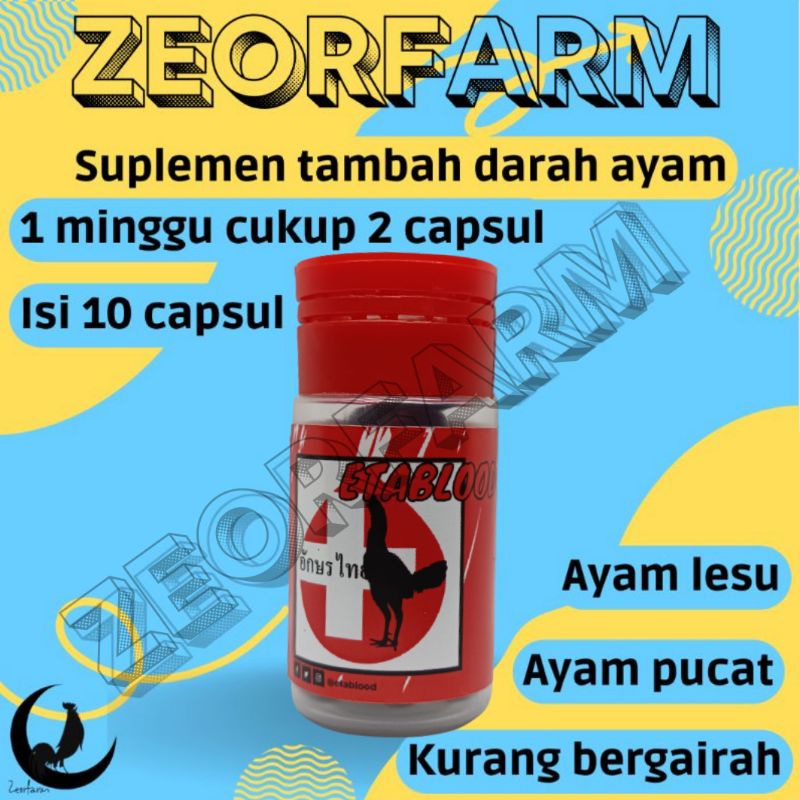 vitamin ayam kurang bertenaga lesu kuningen anemia pucat kurang darah etablood zeorfarm