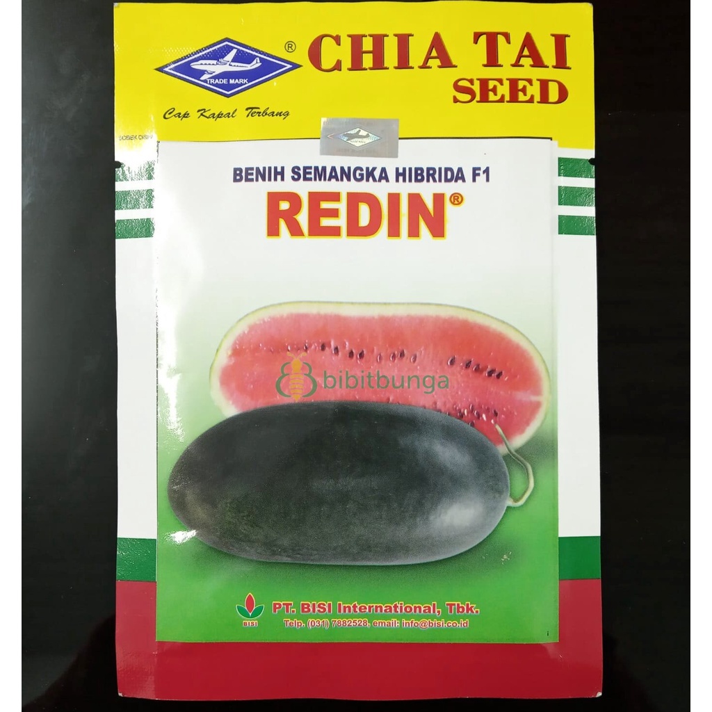 Benih Bibit Semangka Inul Merah REDIN F1 20g Hibrida Cap Kapal Terbang