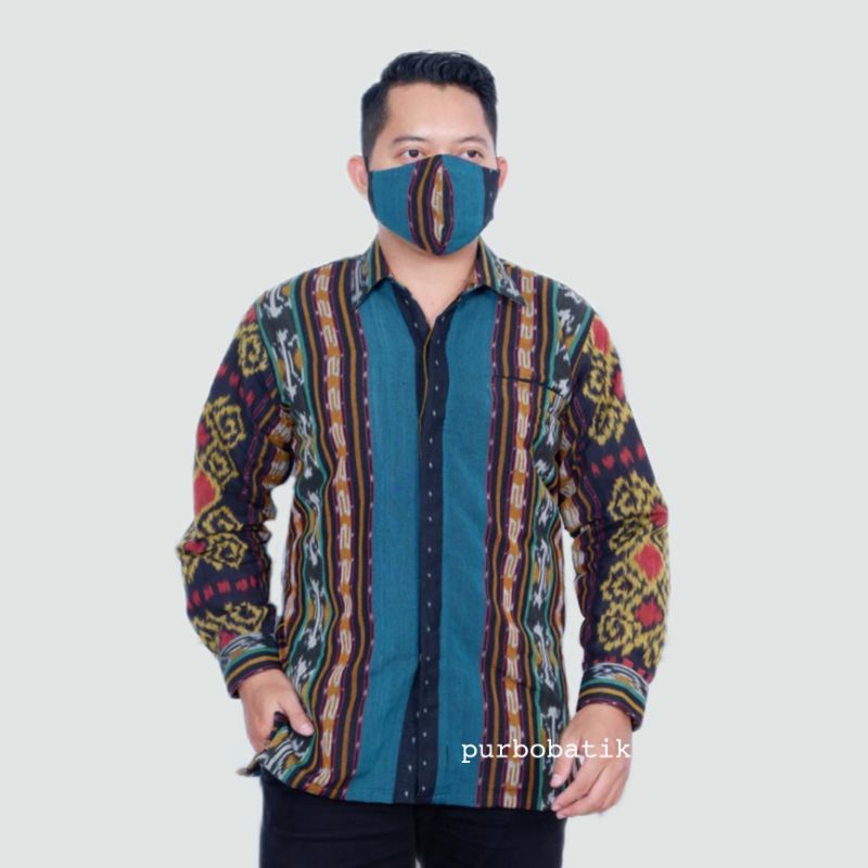 KEMEJA BATIK PRIA TENUN TROSO ORI SASIRANG