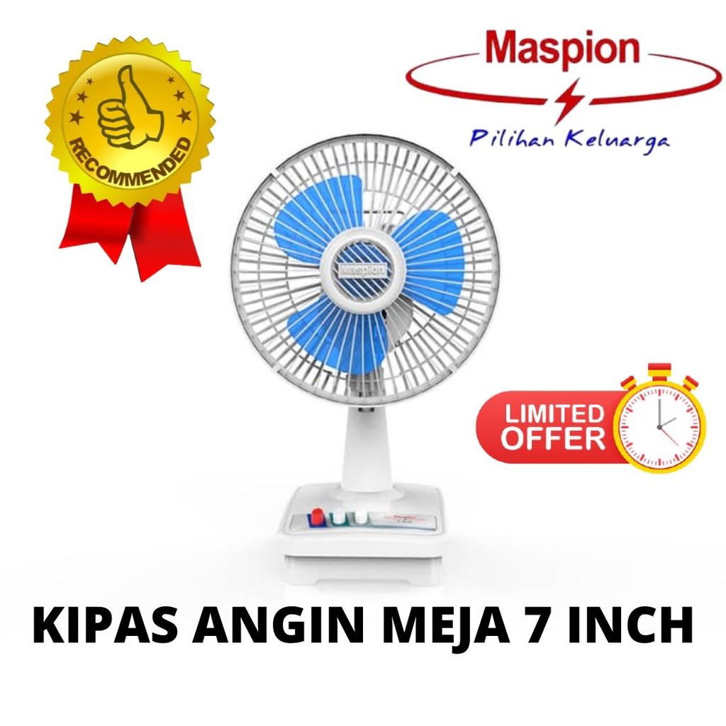 MURAH MERIAH!! Desk Fan Maspion 7 Inch F18 / Kipas angin Meja Maspion F 18 DE