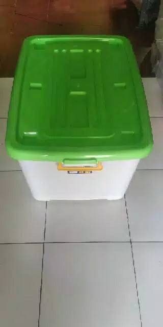 Shinpo Hercules sip 119 CB 150 liter container kotak box roda plastik s