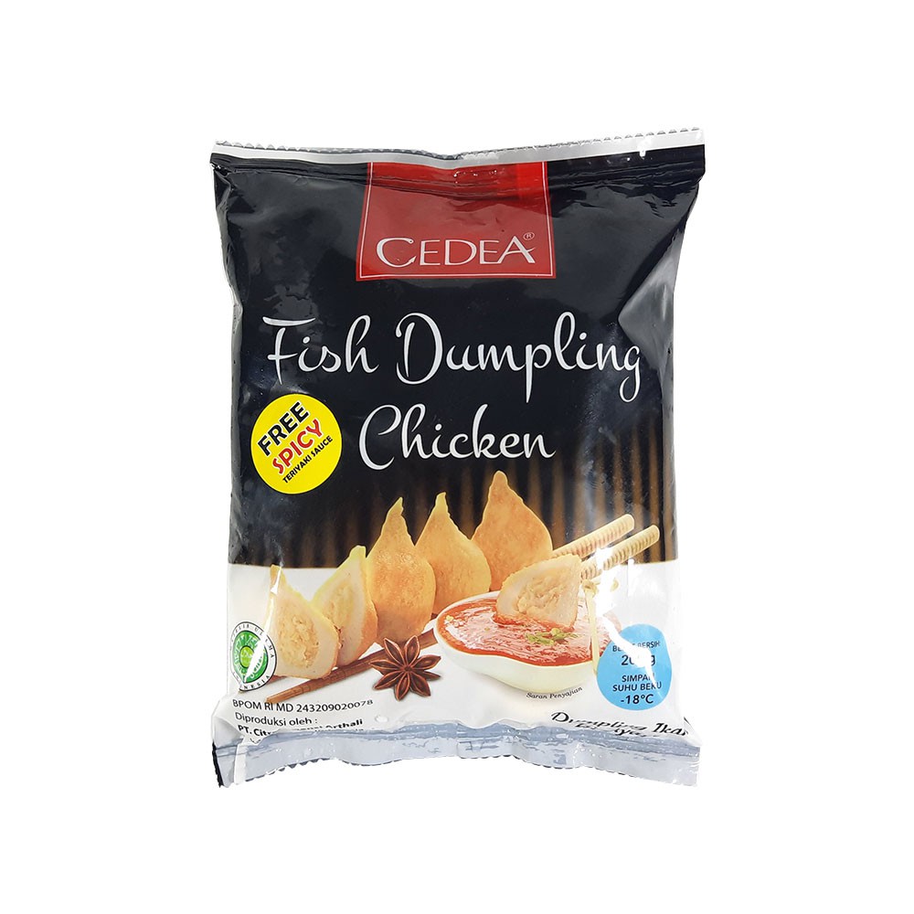 

Fish Dumpling Chicken Cedea 200gr | Dumpling Ayam Ikan